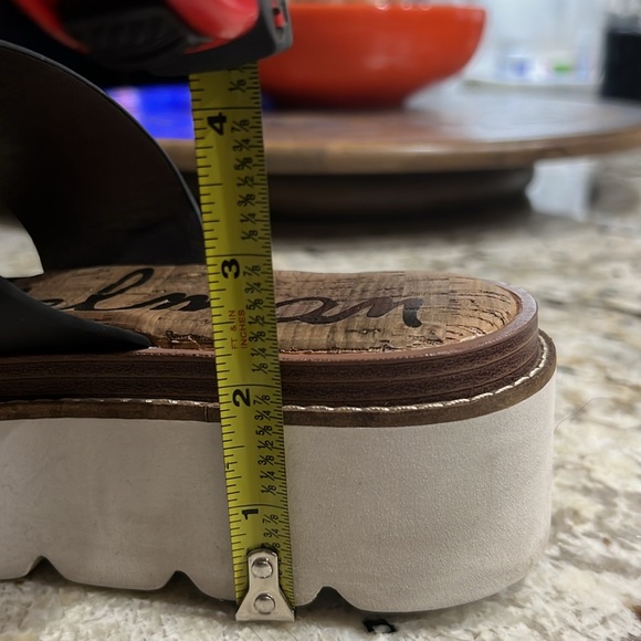 Sam Edelman black platform sandals size 8.5 - Picture 6 of 6